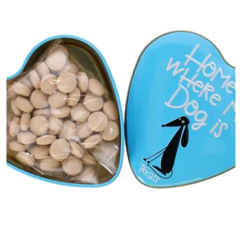 New Sanal Hondensnack Hartenblik