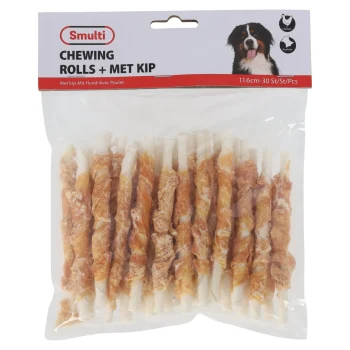 Outlet Smulti Hondensnack Kip Stick 12cm 30st