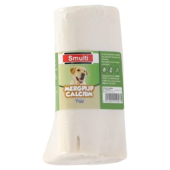 Hot Smulti Hondensnack Mergpijp Calcium Pate