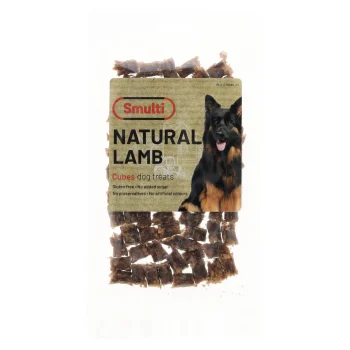 Clearance Smulti Hondensnack Nature Lam Blokjes 80g