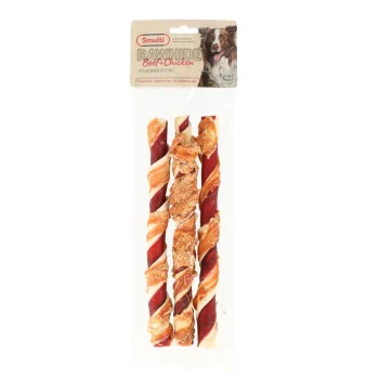 Online Smulti Hondensnack Rawhide Staaf Met Kip 280 G