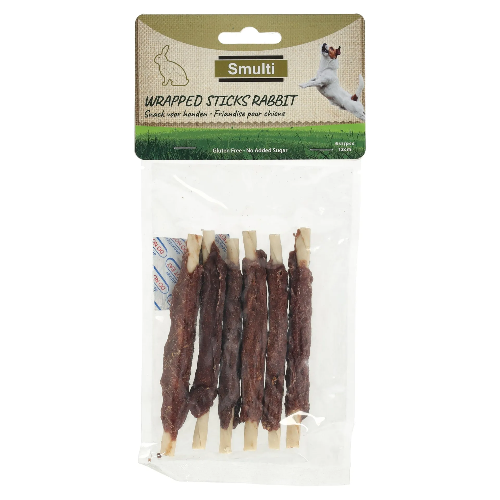 hondensnack-rhide-stick-konijn-tOlCsudA-1.webp Clearance Smulti Hondensnack R'hide Stick Konijn 12cm 6st