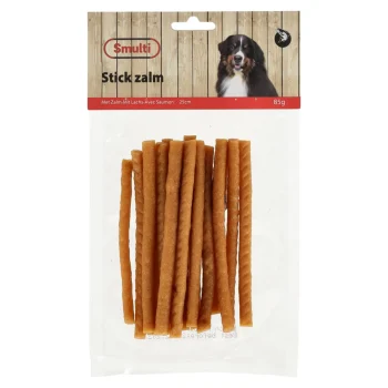 Outlet Smulti Hondensnack Stick Zalm 85g