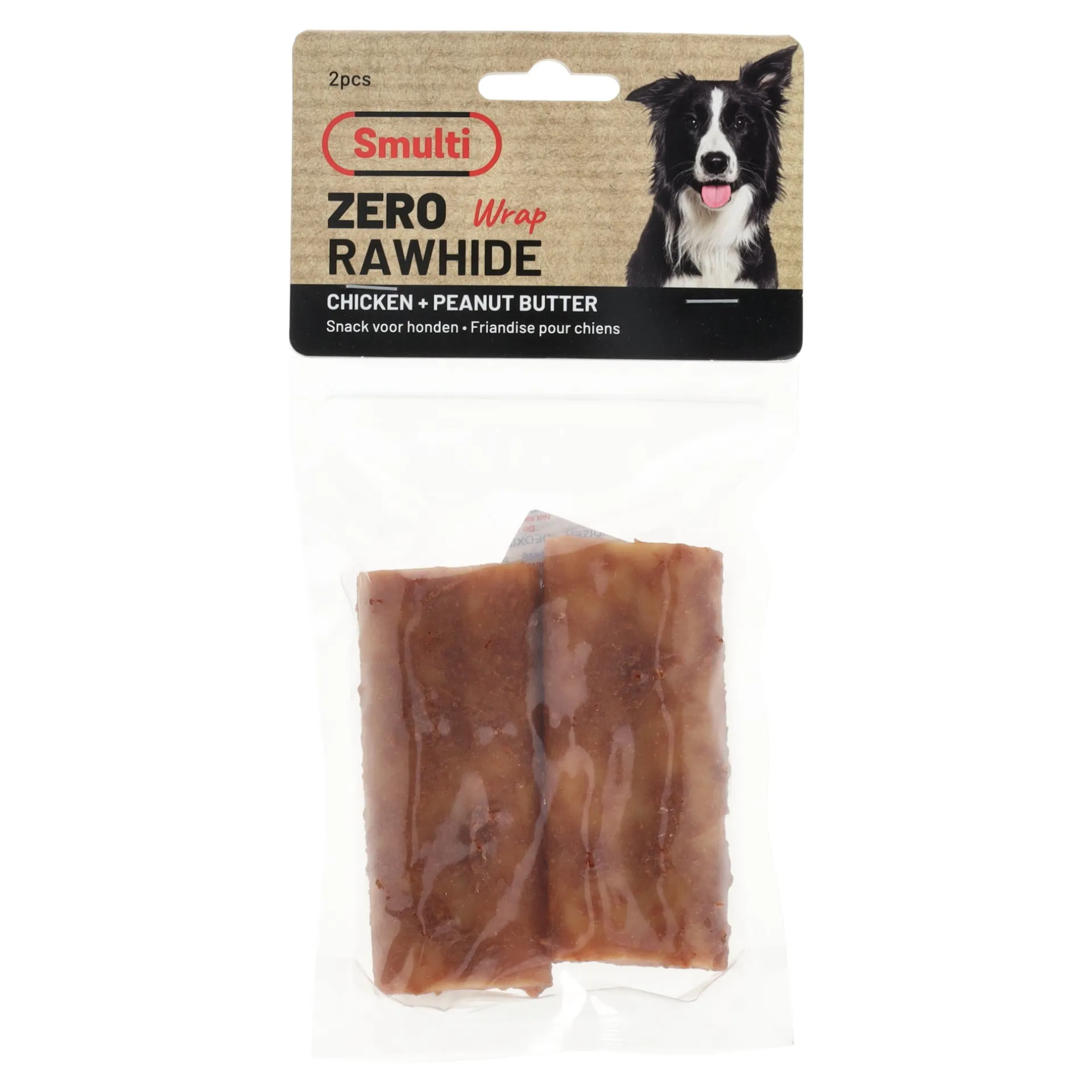 hondensnack-zero-rawhide-wrap-ZFZVAuLA-0.webp New Smulti Hondensnack Zero Rawhide Wrap Kip Met Pindakaas 10 C...