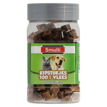 Best Smulti Hondensnack/kat Kip Stukjes 100G