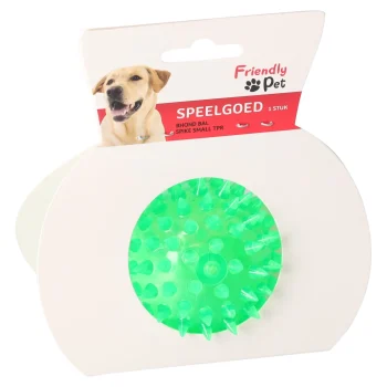 Online Friendly Pet Hondenspeelgoed Bal Spike Small TPR
