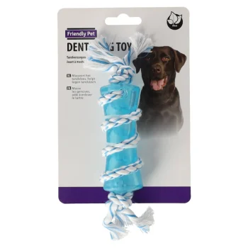 Hot Friendly Pet Hondenspeelgoed Denta Touw + Staaf 10cm