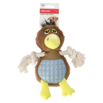 Online Friendly Pet Hondenspeelgoed Eend TPR + Touw