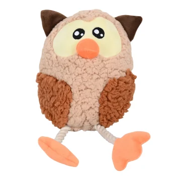 Clearance Friendly Pet Hondenspeelgoed Fieber Uil 30cm