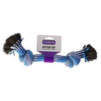 Fashion Friendly Pet Hondenspeelgoed Halter 35cm Blauw/wit