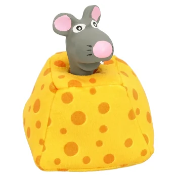 Clearance Friendly Pet Hondenspeelgoed Kaas Met Muis 13cm
