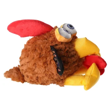 Hot Friendly Pet Hondenspeelgoed Kip Bruin 29x35cm