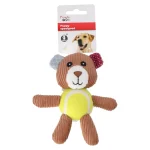 Outlet Friendly Pet Hondenspeelgoed Nilak Beer Plush + Tennisbal Bruin 15cm