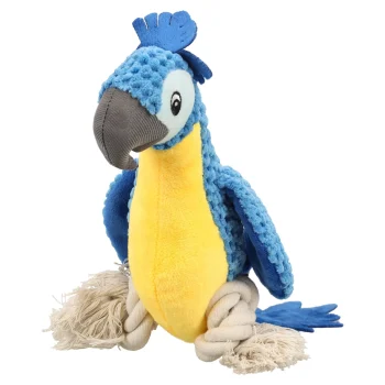 New Friendly Pet Hondenspeelgoed Papegaai Blauw 35cm