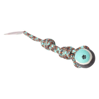 Online Friendly Pet Hondenspeelgoed Riva Touw Twist + Bal Groen 38cm