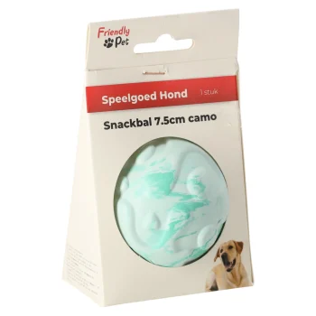 Hot Friendly Pet Hondenspeelgoed Snackbal 7.5cm Camo