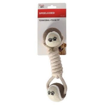 Online Friendly Pet Hondenspeelgoed Tennisbal + Touw