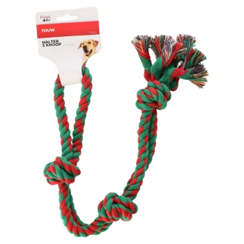 Best Friendly Pet Hondenspeelgoed Touw Met 3 Knopen