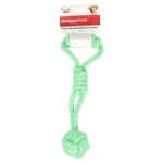 Outlet Friendly Pet Hondenspeelgoed Touw+bal Gr/bl 33cm