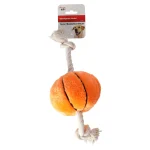 Online Friendly Pet Hondenspeelgoed Touw+basketbal 38cm