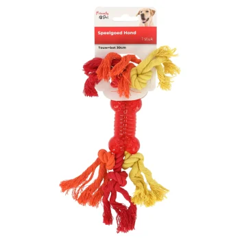 Clearance Friendly Pet Hondenspeelgoed Touw+bot 30cm