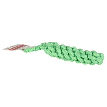 Sale Friendly Pet Hondenspeelgoed Touw+hendel Gr/bl 35cm