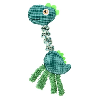Best Friendly Pet Hondenspeelgoed Touw+pluche Dino 42cm