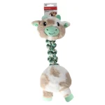 Best Friendly Pet Hondenspeelgoed Touw+pluche Koe 38cm