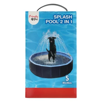 New Friendly Pet Hondenzwembad Met Sprinkler 80cm Splash