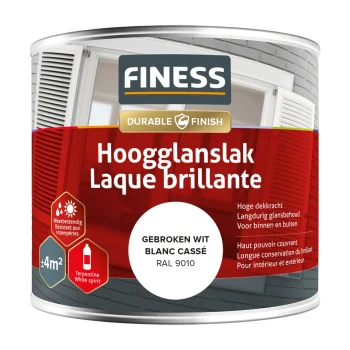 Discount Finess Hoogglans Gebroken Wit 14205 250ml