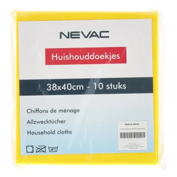 Sale Nevac Huishouddoek 38 X 40 Cm Geel 10st