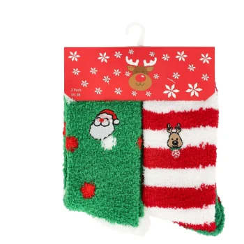 Fashion Huissok Kerst Combi 2pak 35-38