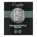Outlet O'malley Ijspegelverlichting 960 LED Warm Wit