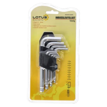Discount Lotus Inbussleutelset Kogel Kort 9-delig