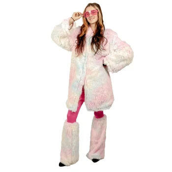 New Van Cranenbroek Jas Fluffy Rainbow S-M