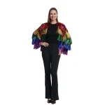 Discount Van Cranenbroek Jas Tinsel Regenboog S