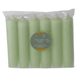 New Decoris Kaars 11 Cm 6st. Groen