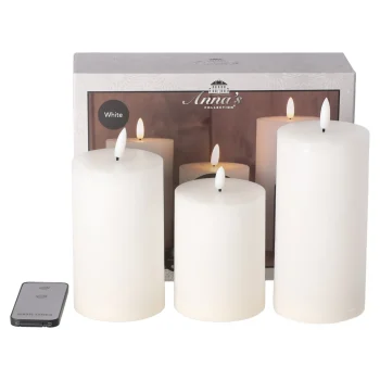 Sale Lumineo Kaars 3D Lont Wit 3st