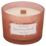 Outlet Natural Collections Kaars Glas Flower 13 X 8 Cm