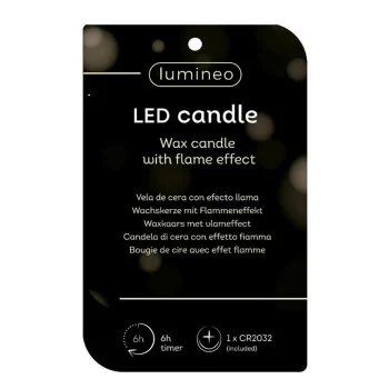 Outlet Lumineo Kaars Led Kerstboom Bruin 10 Cm