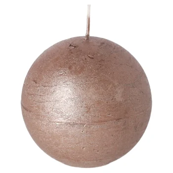 Outlet O'malley Kaars Metallic Bol 80mm Bruin