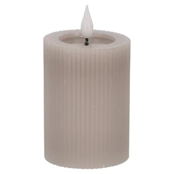 Sale O'malley Kaars Rib Melt LED 7 X 10 Cm Taupe