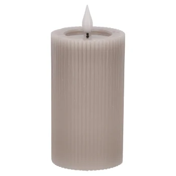 Fashion O'malley Kaars Rib Melt LED 7 X 12 Cm Taupe