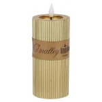 Clearance O'malley Kaars Rib Melt LED 7 X 15 Cm Goud