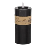 Fashion O'malley Kaars Rib Melt LED 7 X 15 Cm Zwart