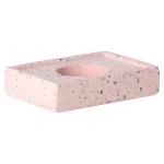New Natural Collections Kaarshouder Cement Roze 10 X 7 X 2 Cm