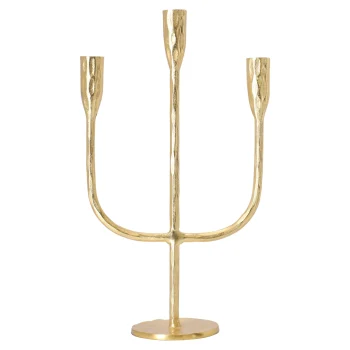 New O'malley Kaarshouder Diner 3arm Goud 39 Cm