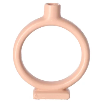 Best Natural Collections Kaarshouder Keramiek 19 Cm Roze