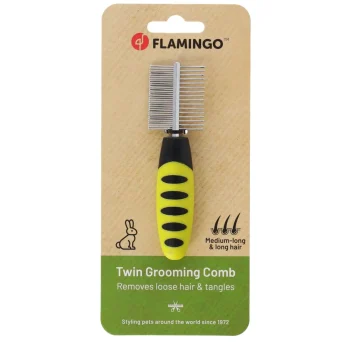 Outlet Flamingo Kam Dubbel Handvat Knaagdier