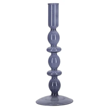 Discount Kandelaar Grijs 24 X 9 Cm